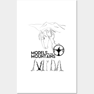 Models in the Mountains Original Posters and Art